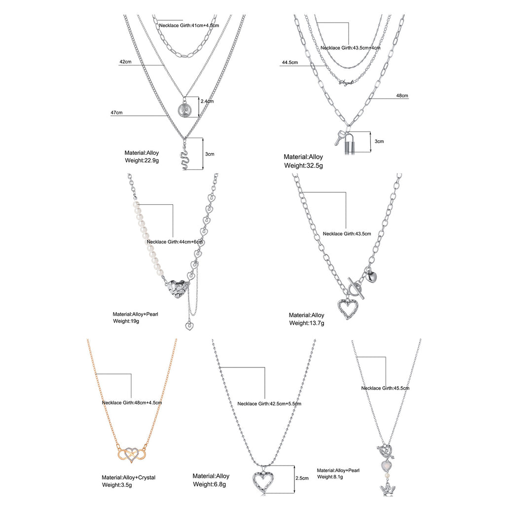 Silver Goth Pendant Necklace Jewelry